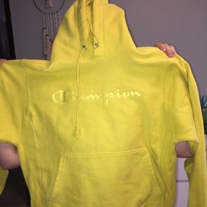 Yellow Champion Sweatshirt